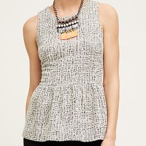 Anthropologie Amadi peplum top